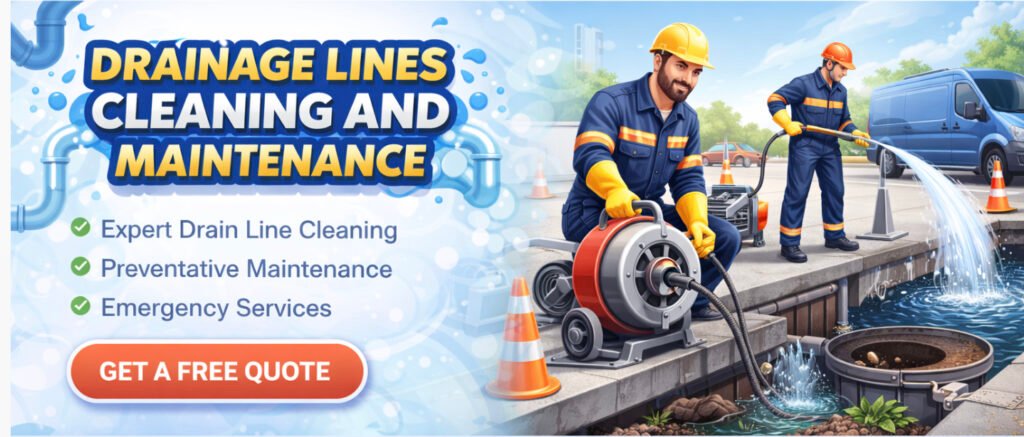 Drainage Lines Cleaning and Maintenance